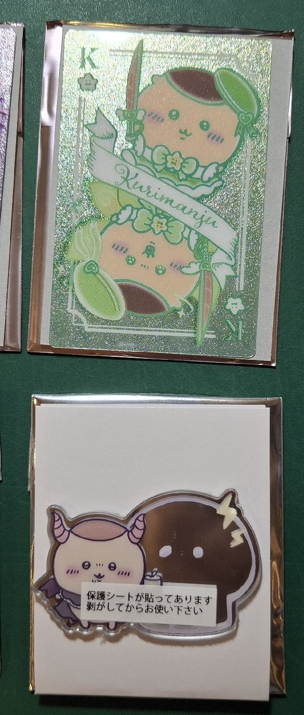 天使惡魔系列 栗子饅頭 閃卡+小鏡子