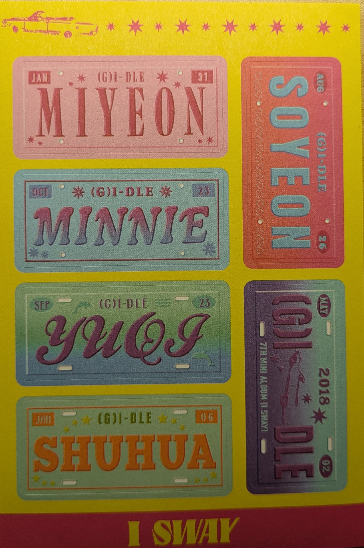 迷七PB Wind版|貼紙