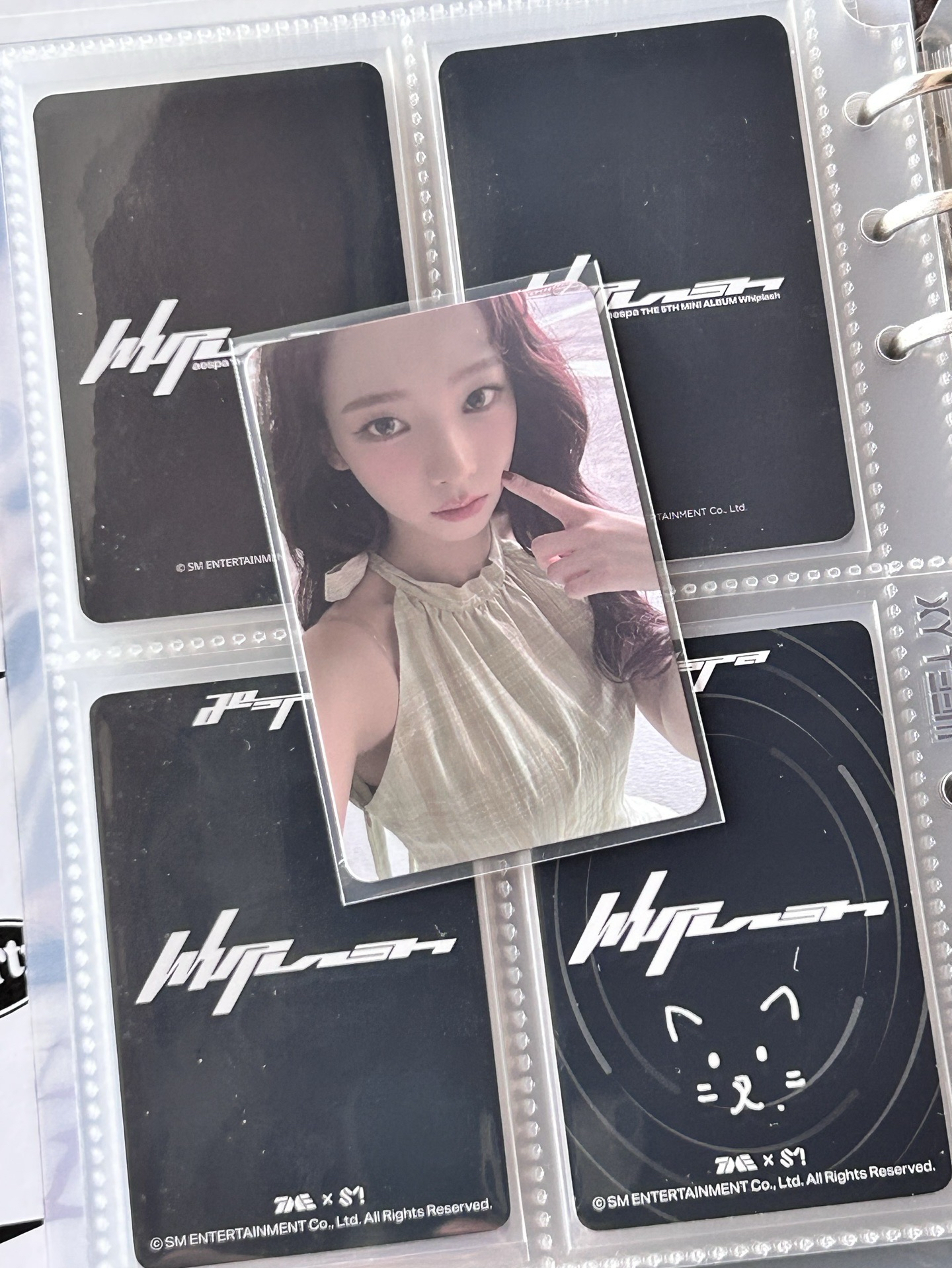 aespa KARINA Whiplash SM幸運卡