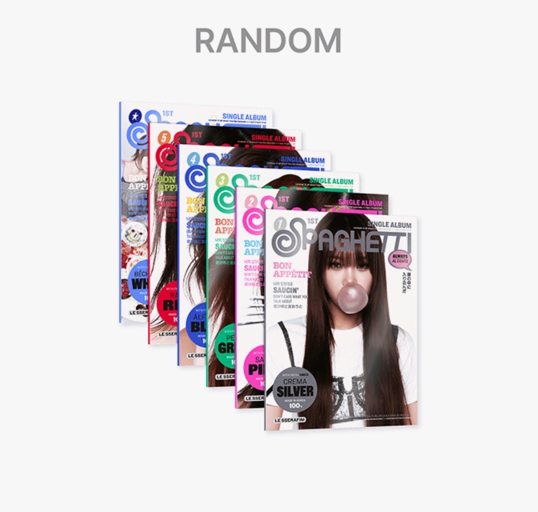 LESSERAFIM 義大利麵🍝單封 可選成員