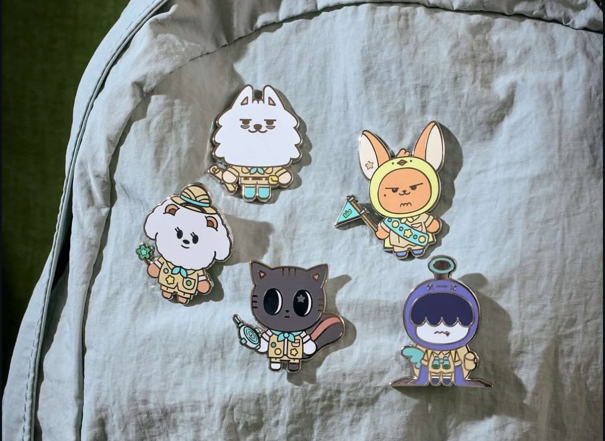 ❄️TXT快閃店 金屬徽章