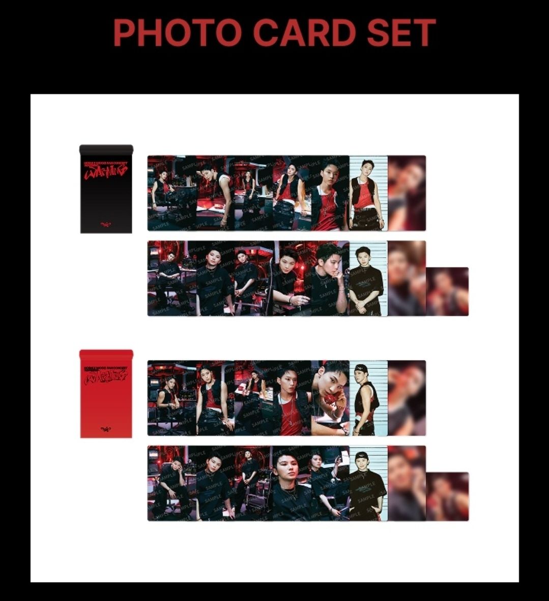 豪雨演唱會 小卡組A/B