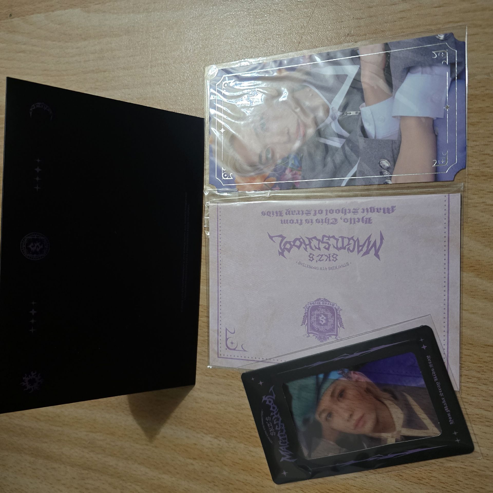 Stray Kids MAGIC SCHOOL FM 官方周邊 邀請函票卡組