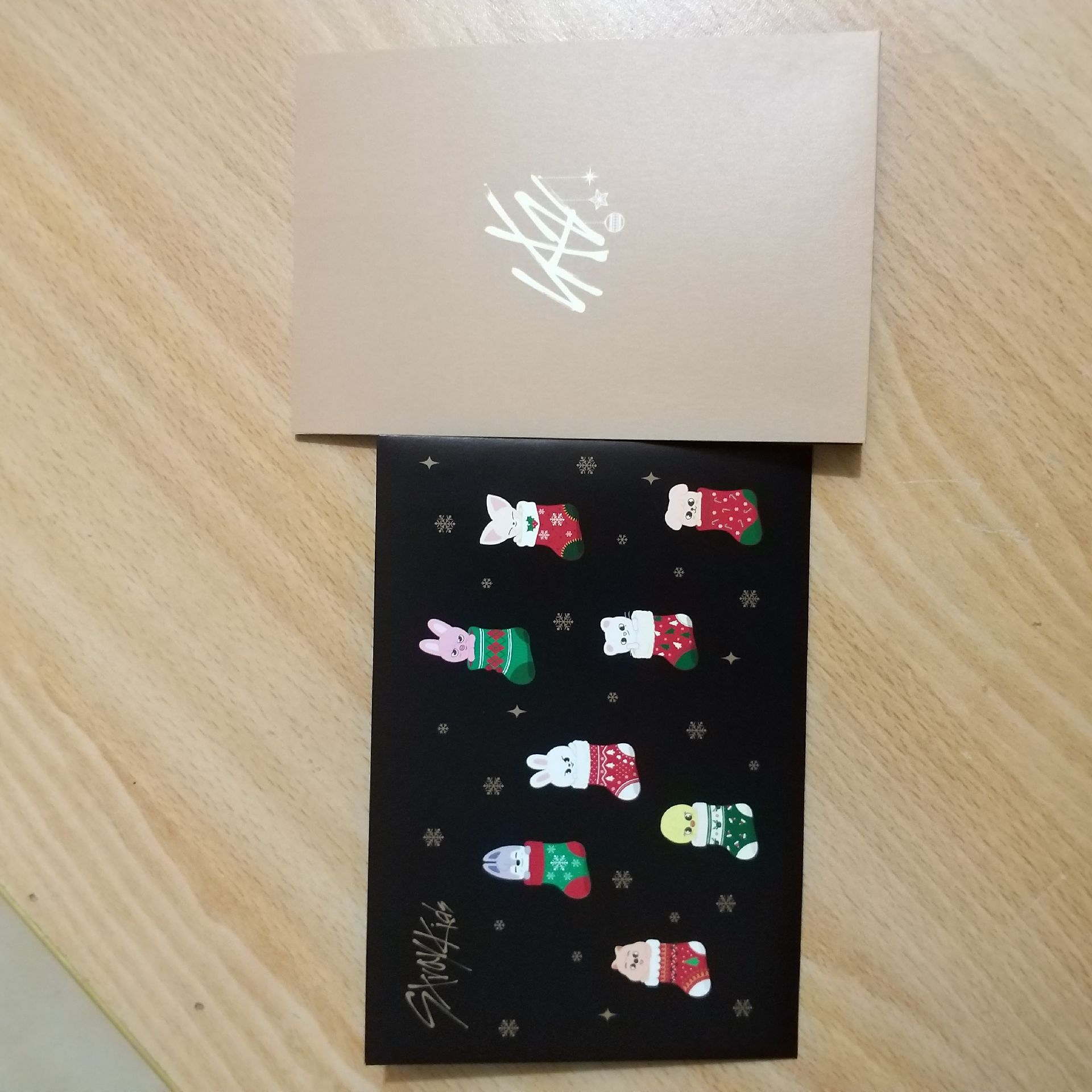 Stray Kids 日本澀谷 聖誕快閃活動周邊 聖誕卡組🐥Felix 李龍馥 菲菲