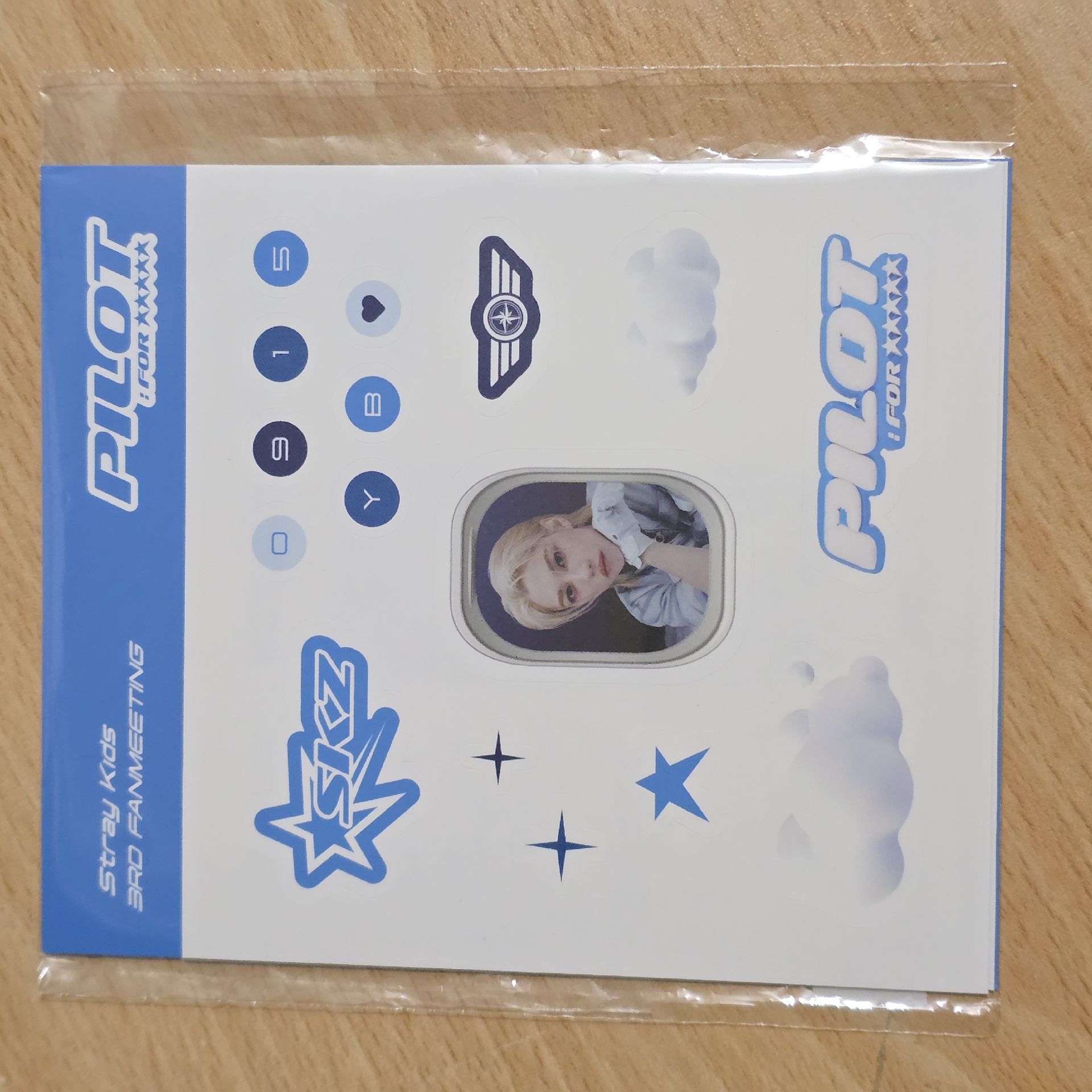 Stray Kids PILOT for 5-STAR FM官方周邊 智慧型手機裝飾貼紙套組🐥Felix 李龍馥 菲菲