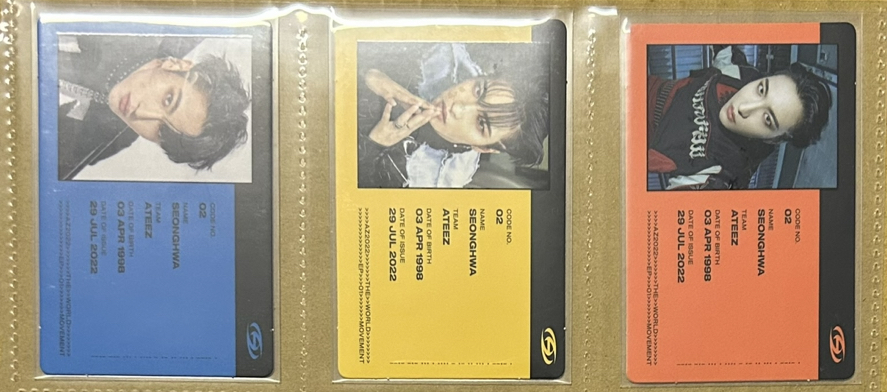 ATEEZ 朴星化 MOVEMENT 專卡一套