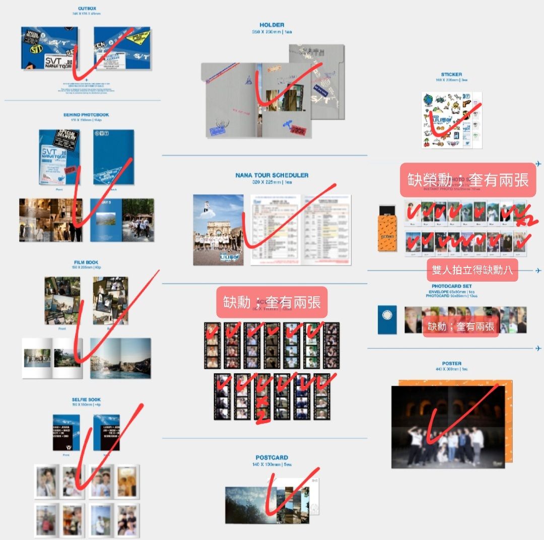 💙NANA TOUR 含wvs特典 首批圓拍攝照片組