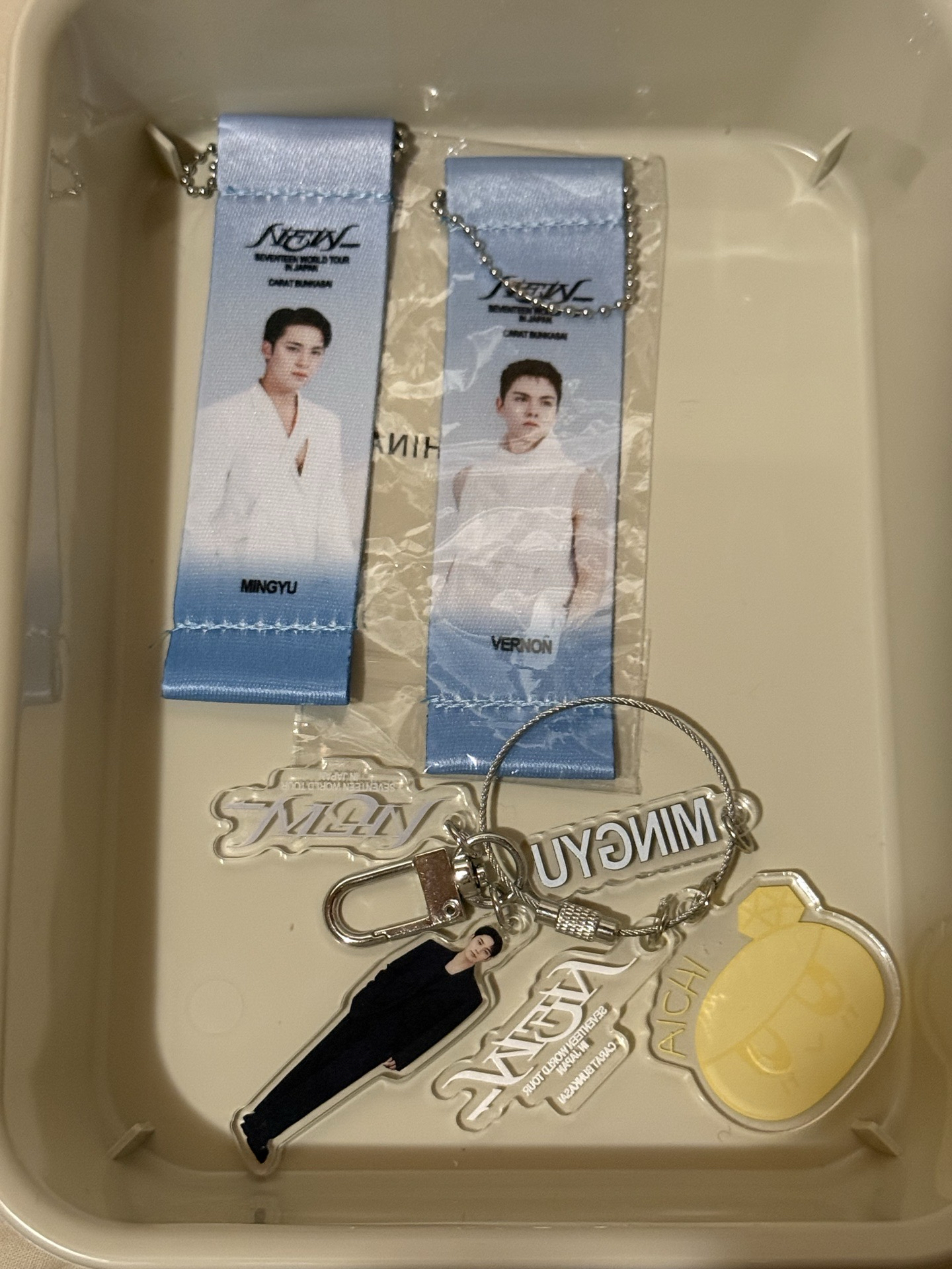 金珉奎 扭蛋 吊飾SET 小旗子 愛知