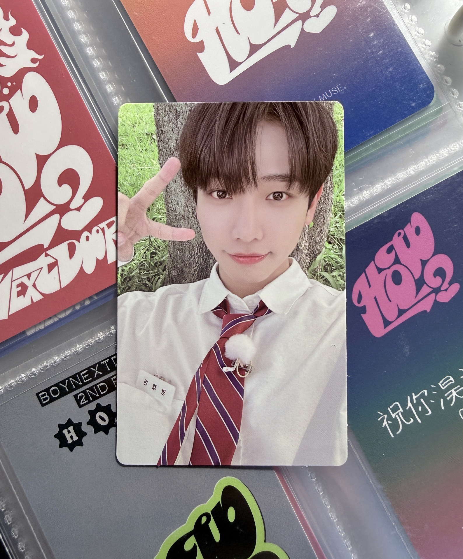 WHY.. m2u 2.0 幸運卡 校服 明宰鉉（有瑕）