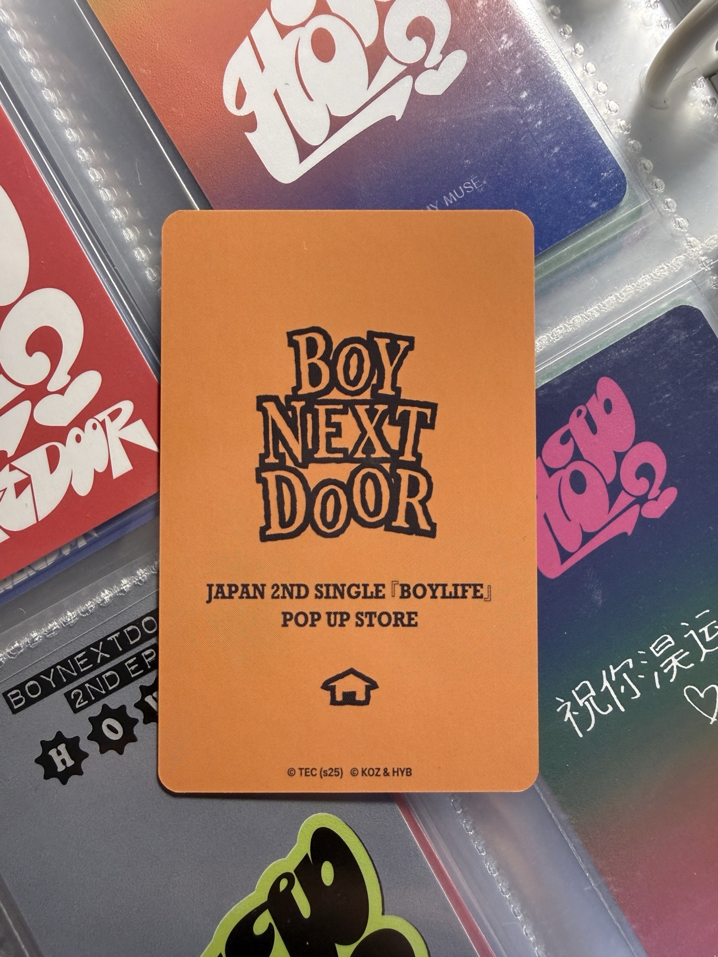 ✴️ BOYLIFE 東京/大阪線下快閃滿額卡 傑利鼠明宰鉉