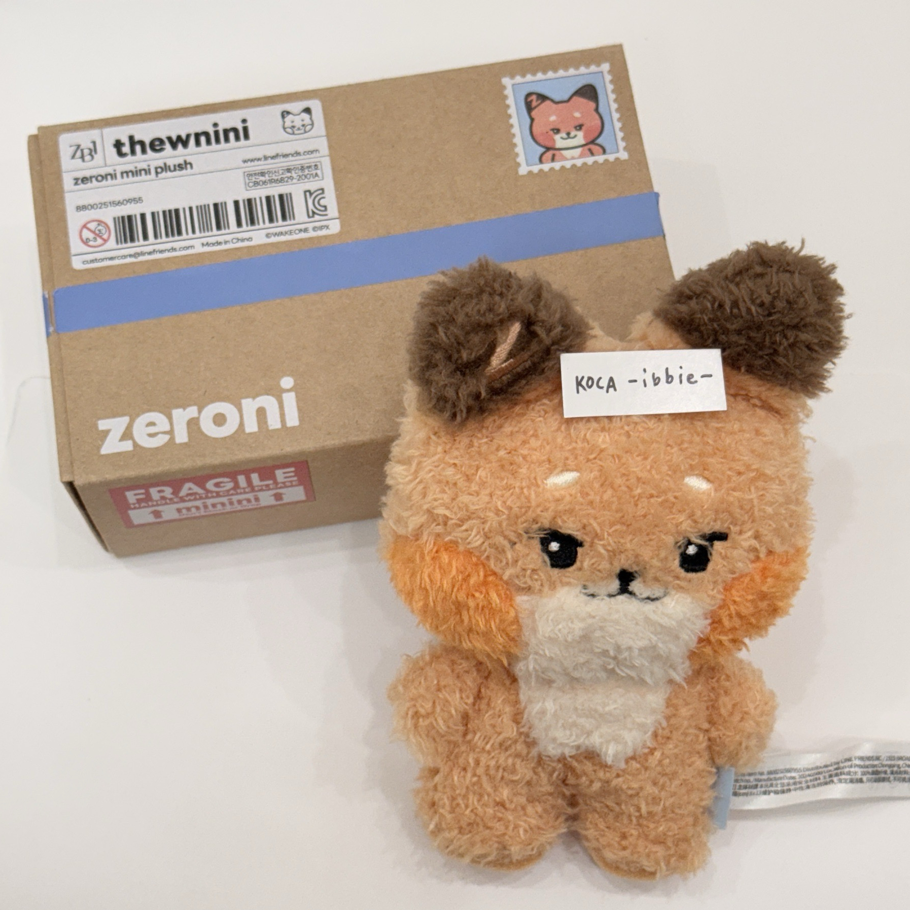 × ZB1 zeroni 修尼尼 thewnini［一販］13cm 盒娃 標籤日期：2024/05/09