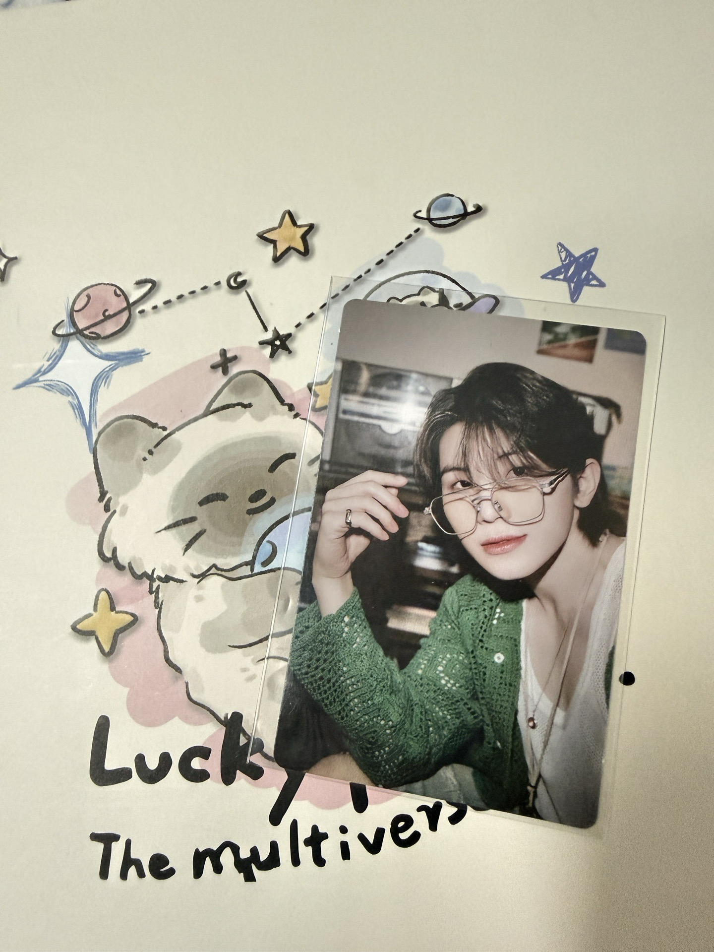 WOOZIMINI11:SEVENTEENTH HEAVEN小卡】MINI11 專輯卡｜AM526 ver.綠衣