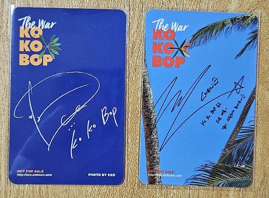 EXO D.O CHEN KOKOBOP 專卡
