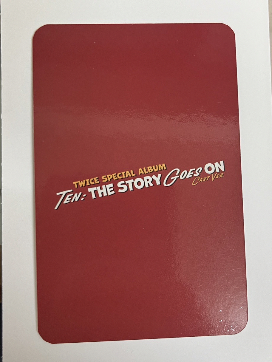 TWICE mk 眼鏡瑜 子瑜特典 mk特典 十週年