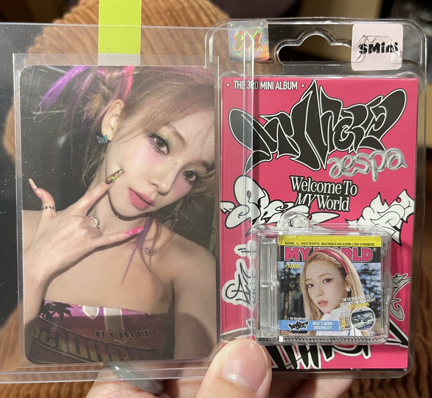 柚盤 盤出 aespa Karina 空專 小卡