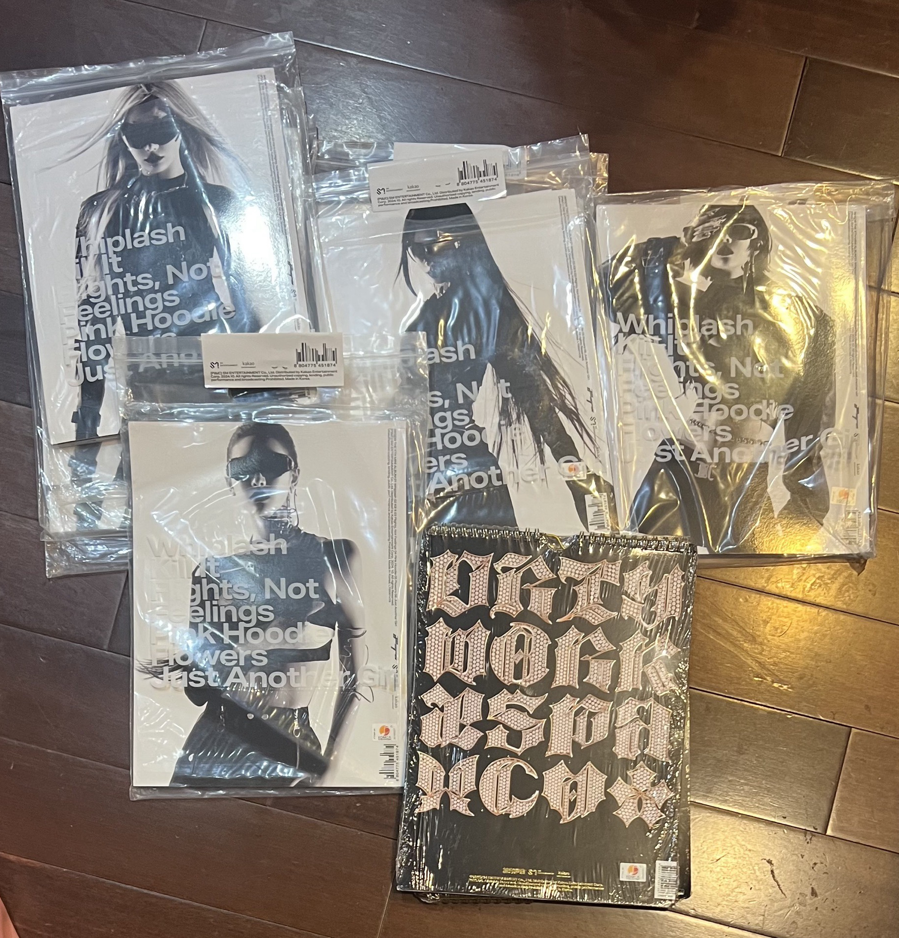 aespa whiplash beat. 柚封未拆