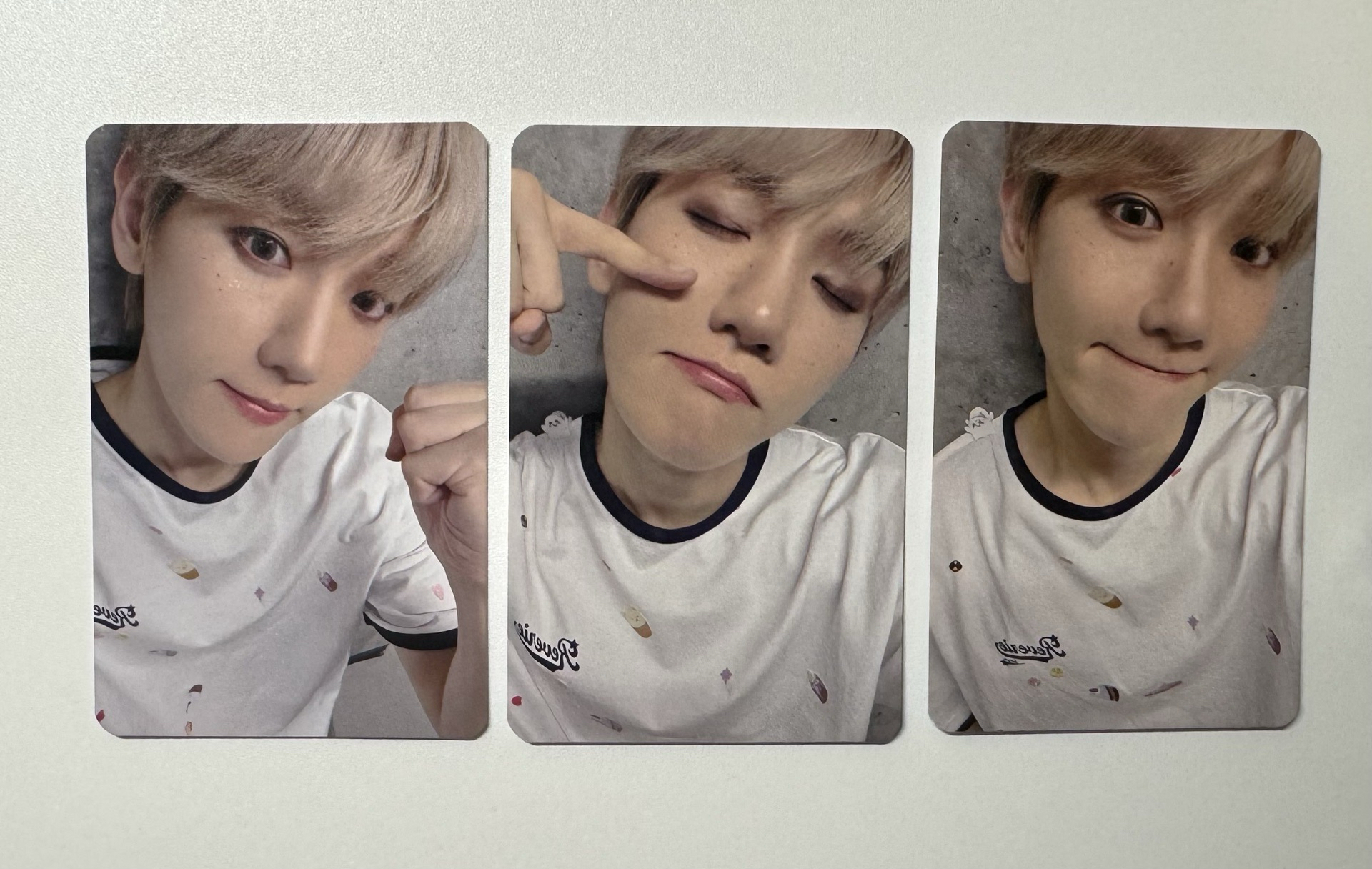 伯賢東京簽售卡