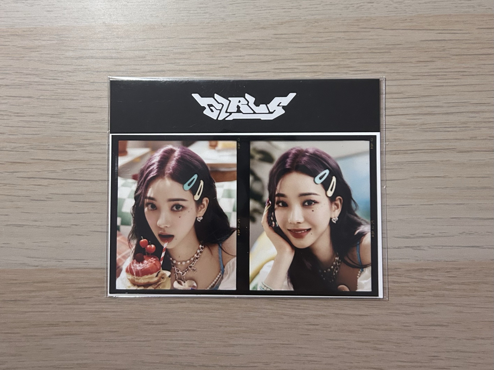 💙）aespa GIRLS 膠片 周邊 Karina 膠捲底片