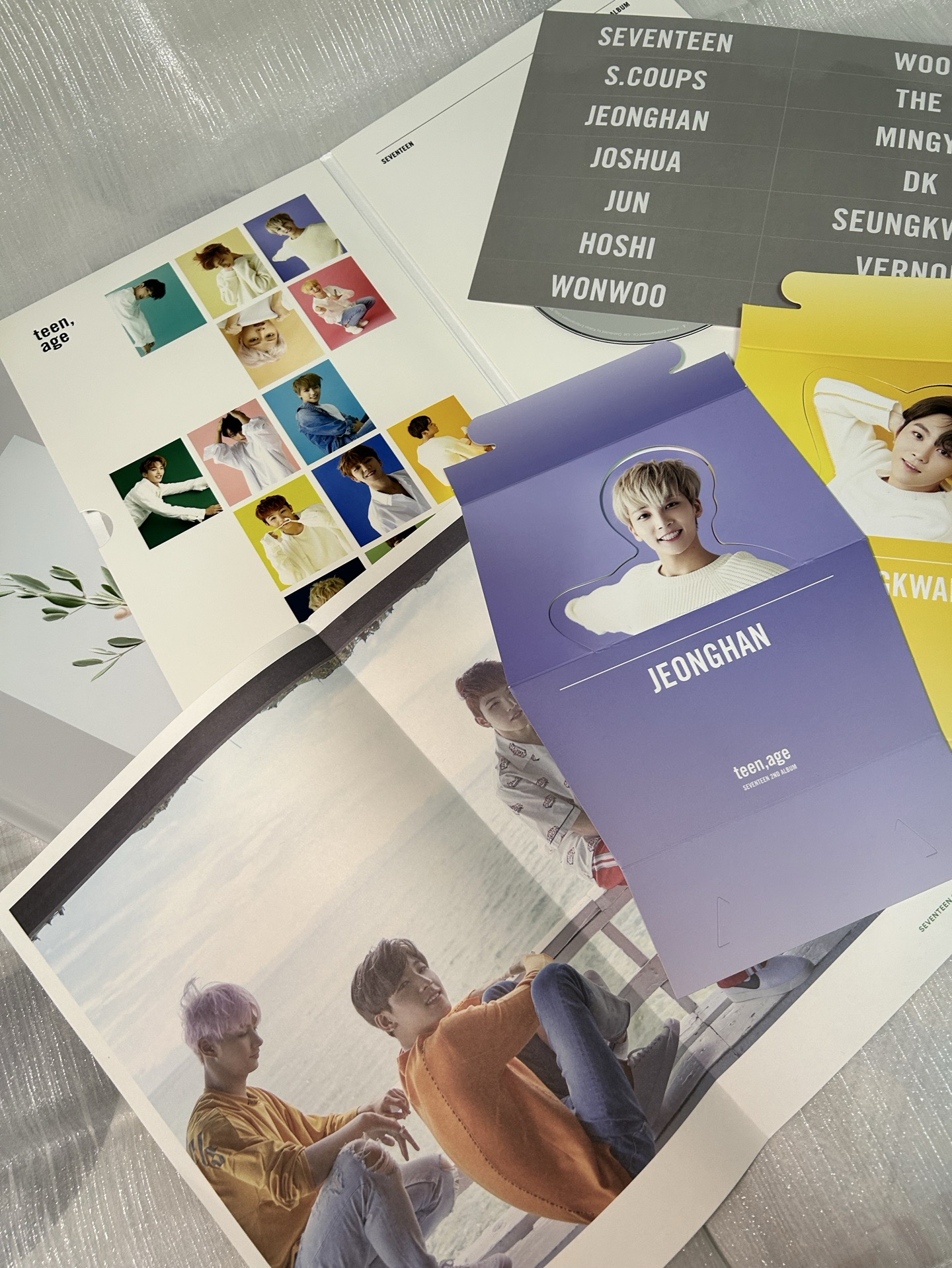 ❤️正二 專輯 WHITE -立牌漢寛各一