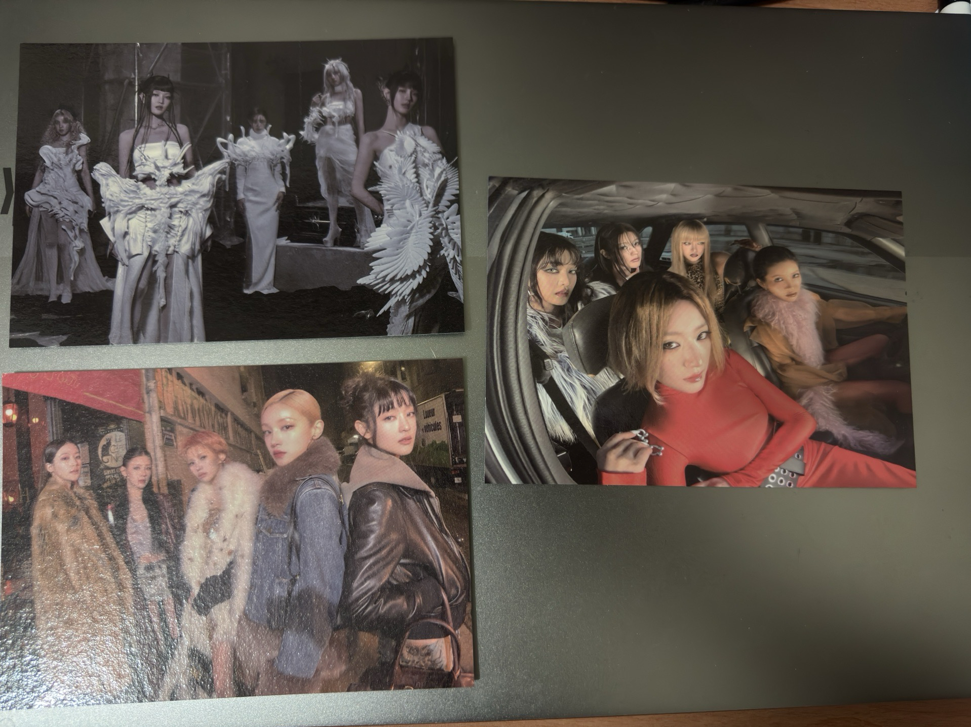 i-dle 迷8專輯配置明信片 一鍵畢業