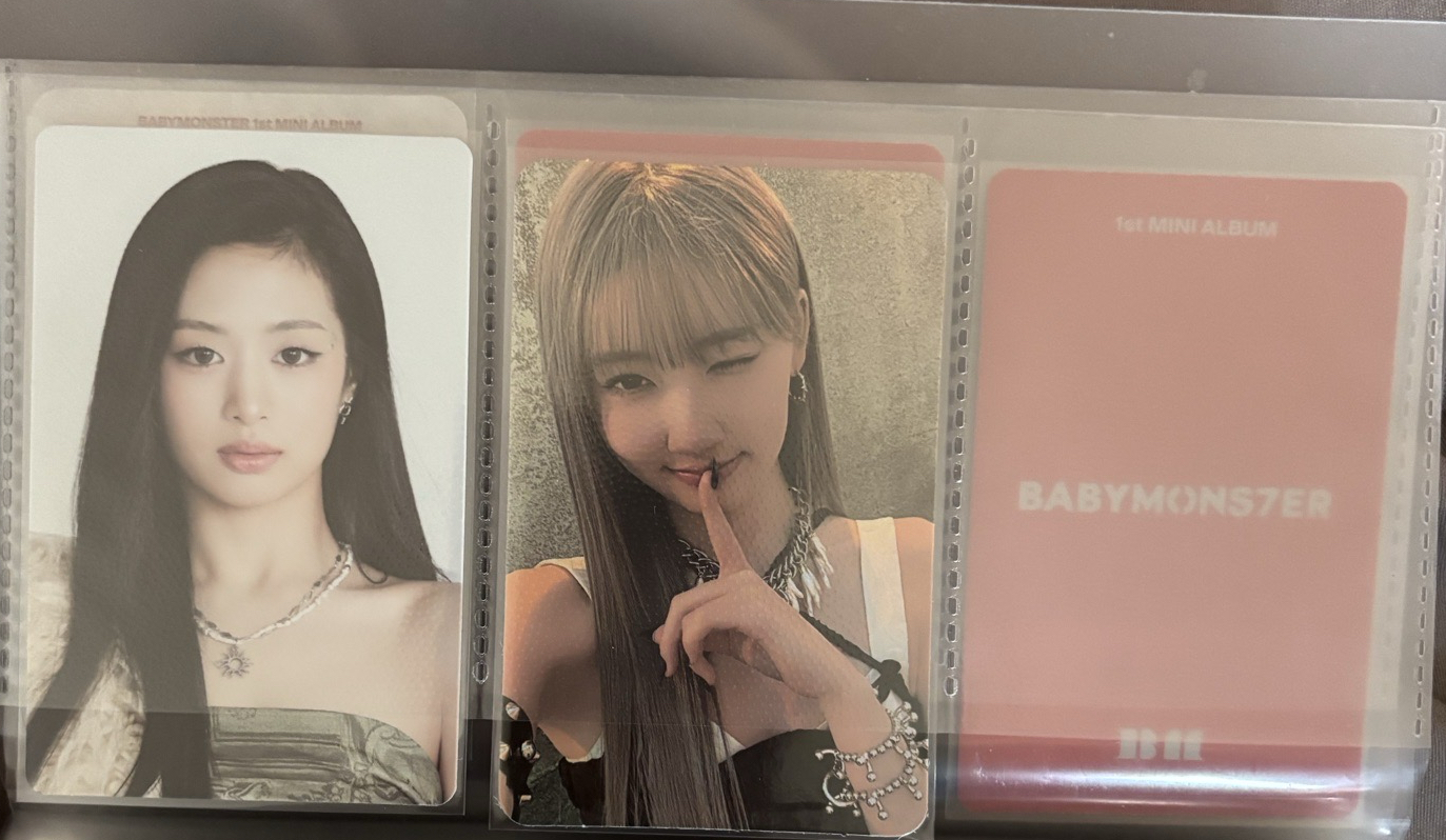 ahyeon rami 出道專BABYMON7TER 專卡 YG預售卡