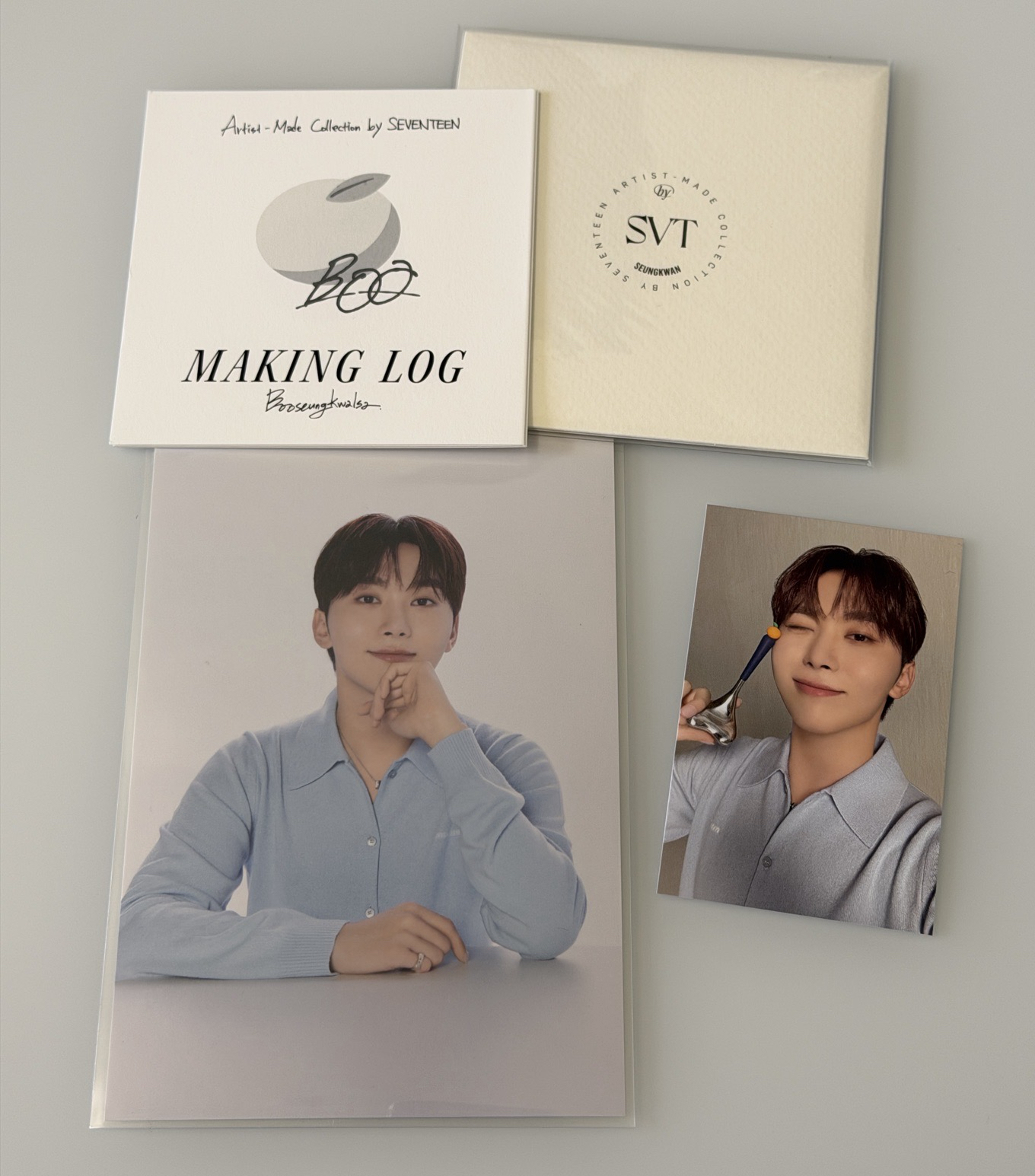 成員自製周邊卡+明信片 勝寛