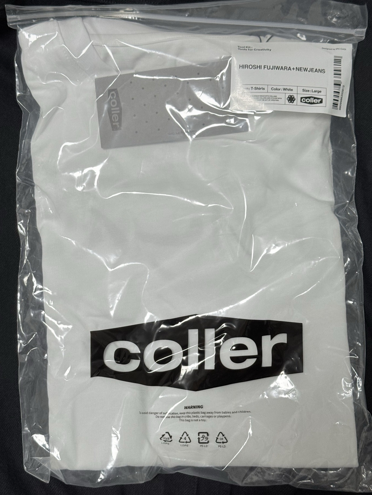 njsX藤原浩短t全新未拆 sizeL