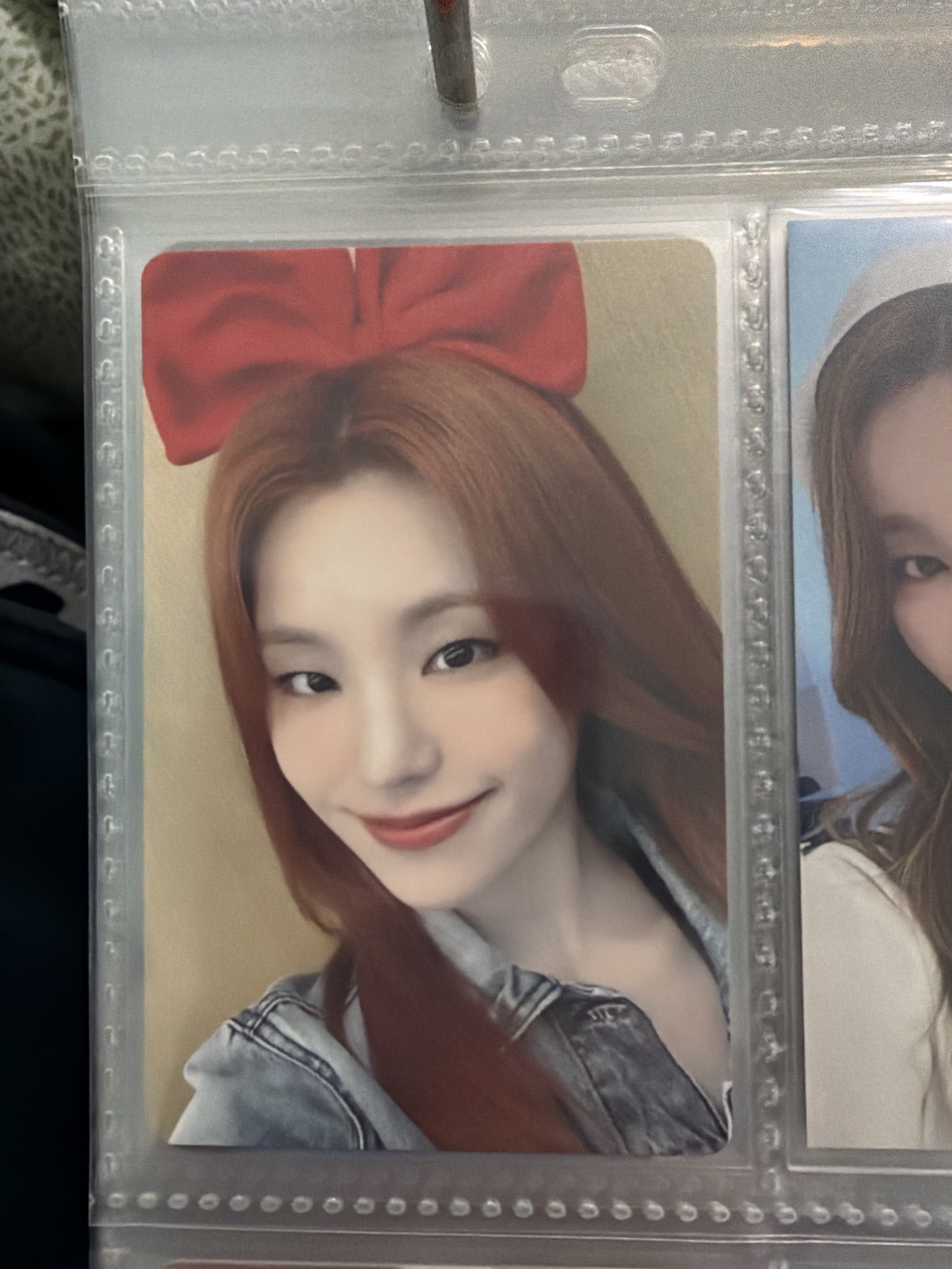 KMD KM ITZY 第一次台北簽售特典卡 蝴蝶結