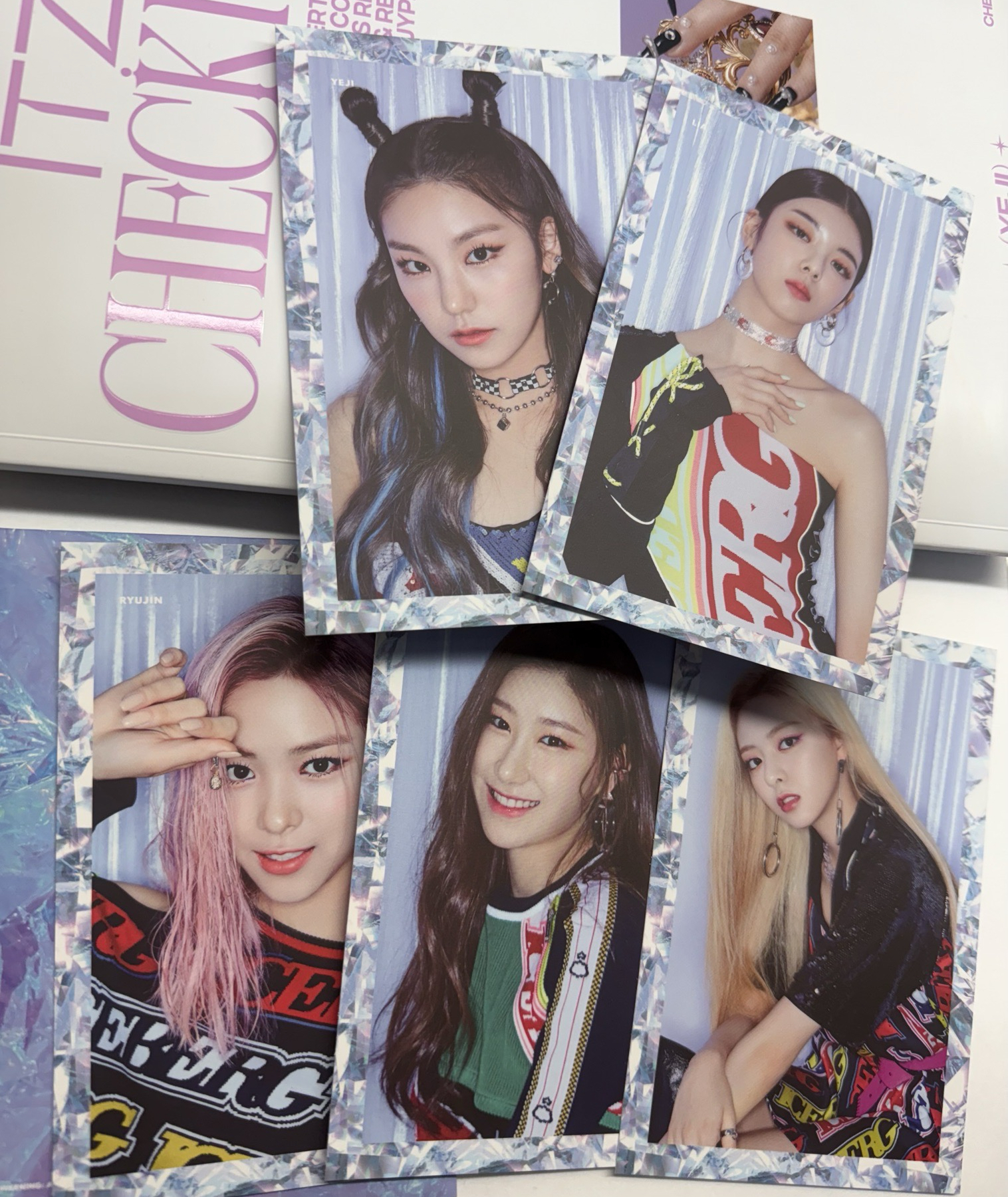 IT'z ICY 明信片 預購禮