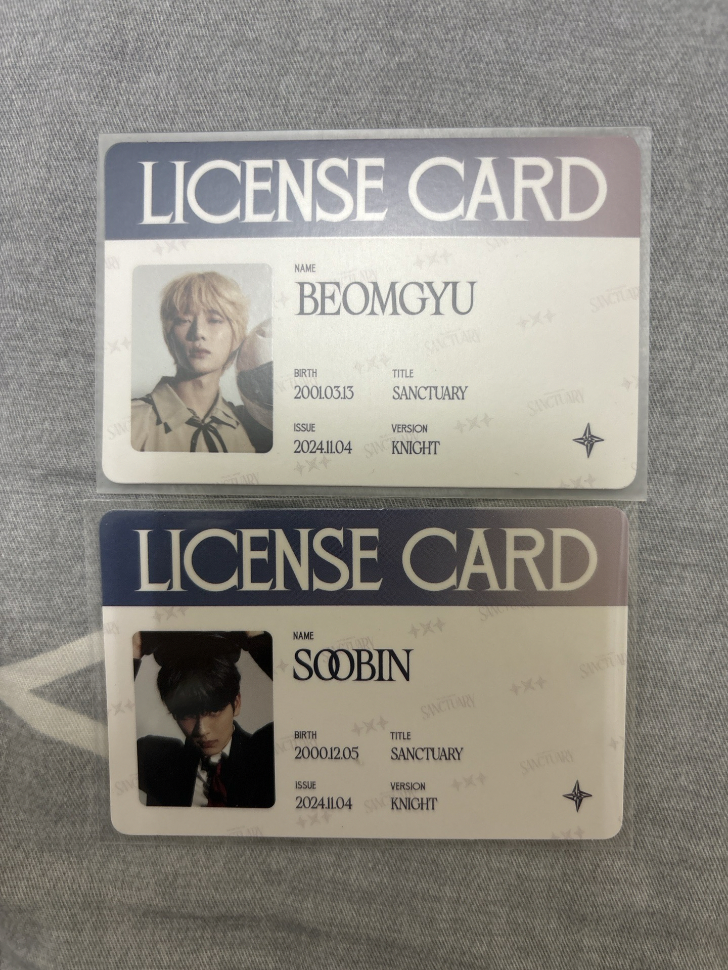 TXT 迷七 崔秀彬 崔杋圭 專卡駕照