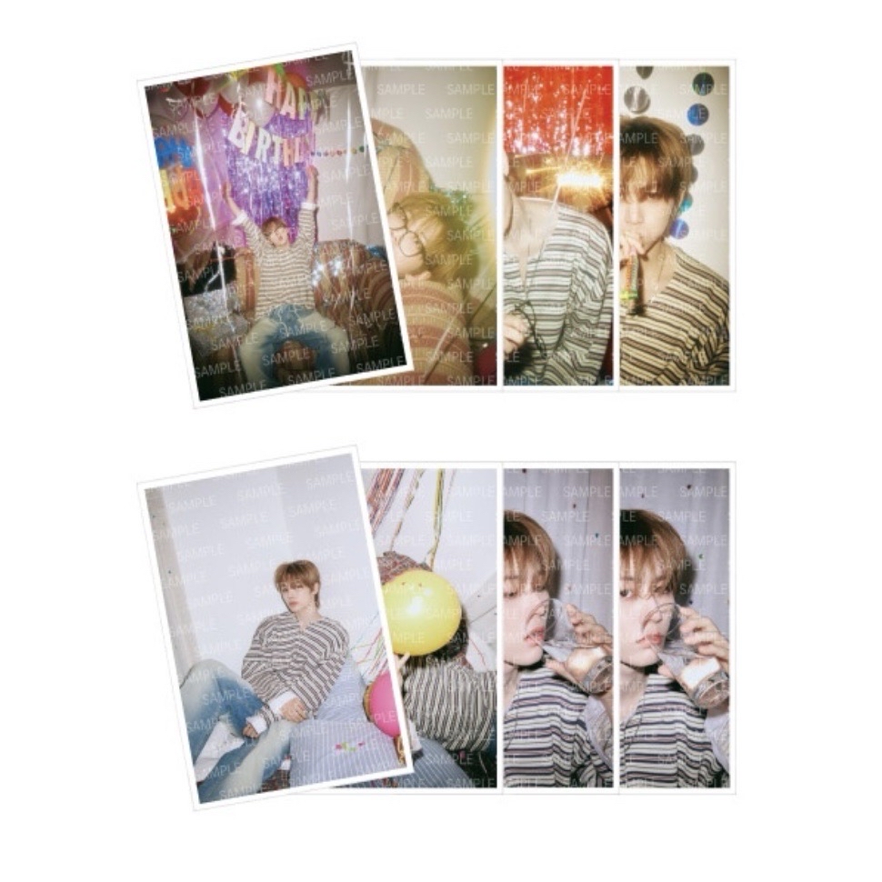 泰山生日明信片組、貼紙