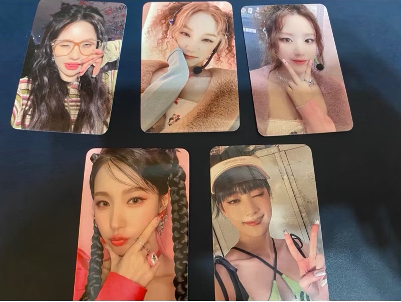 (G)I-DLE  迷你六輯 "I feel"Dearmymuse 通路特典小卡 成套 DMM