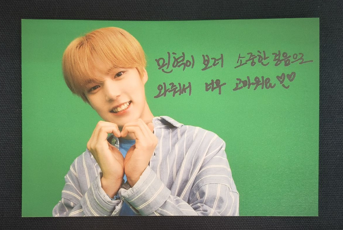 MONSTA X 人氣歌謠 MC 明信片 玟赫 Minhyuk