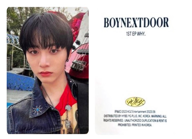 現貨｜WHY.. 專輯卡 Dazed ver. 4