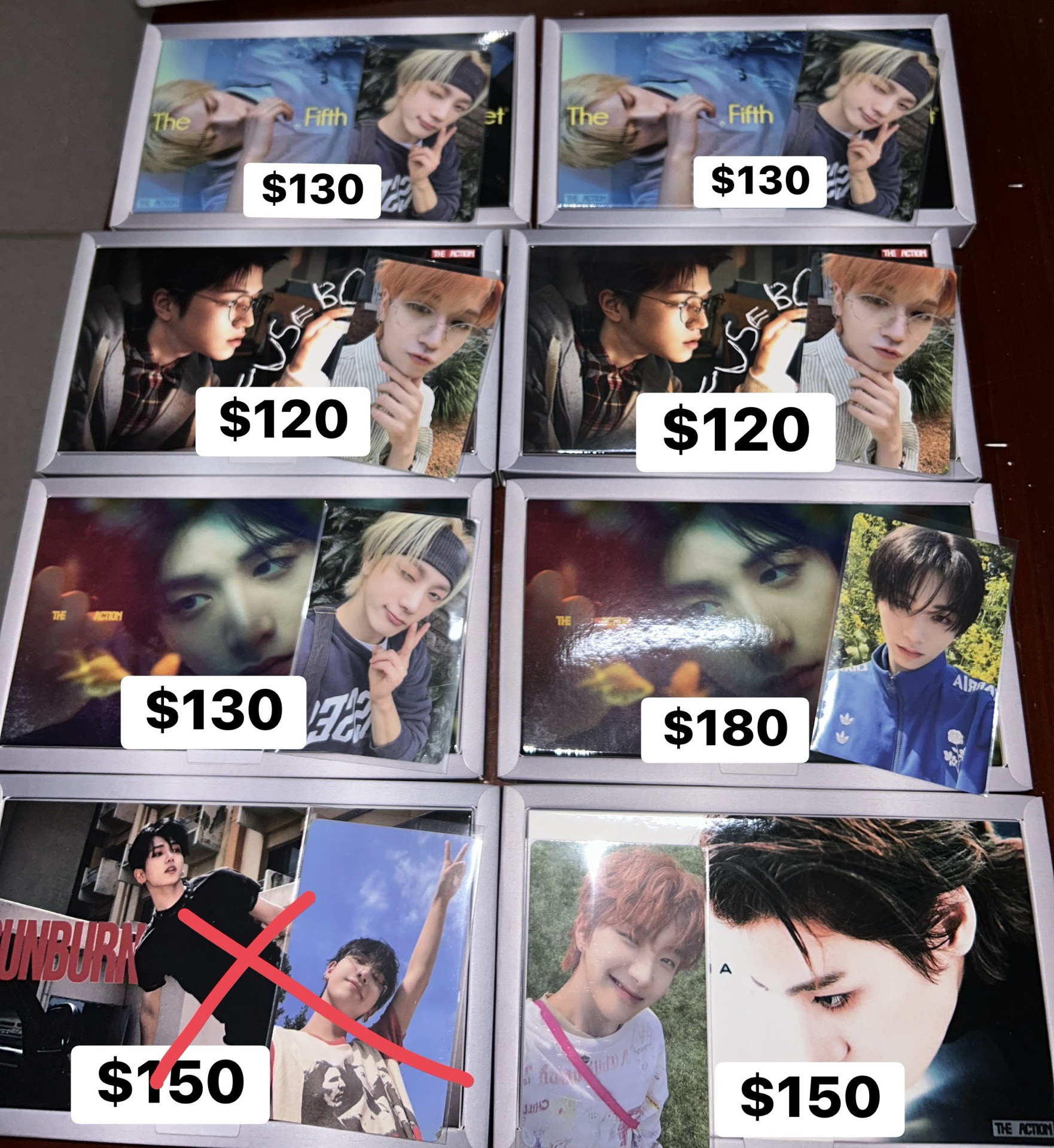 單封4專卡+5空專