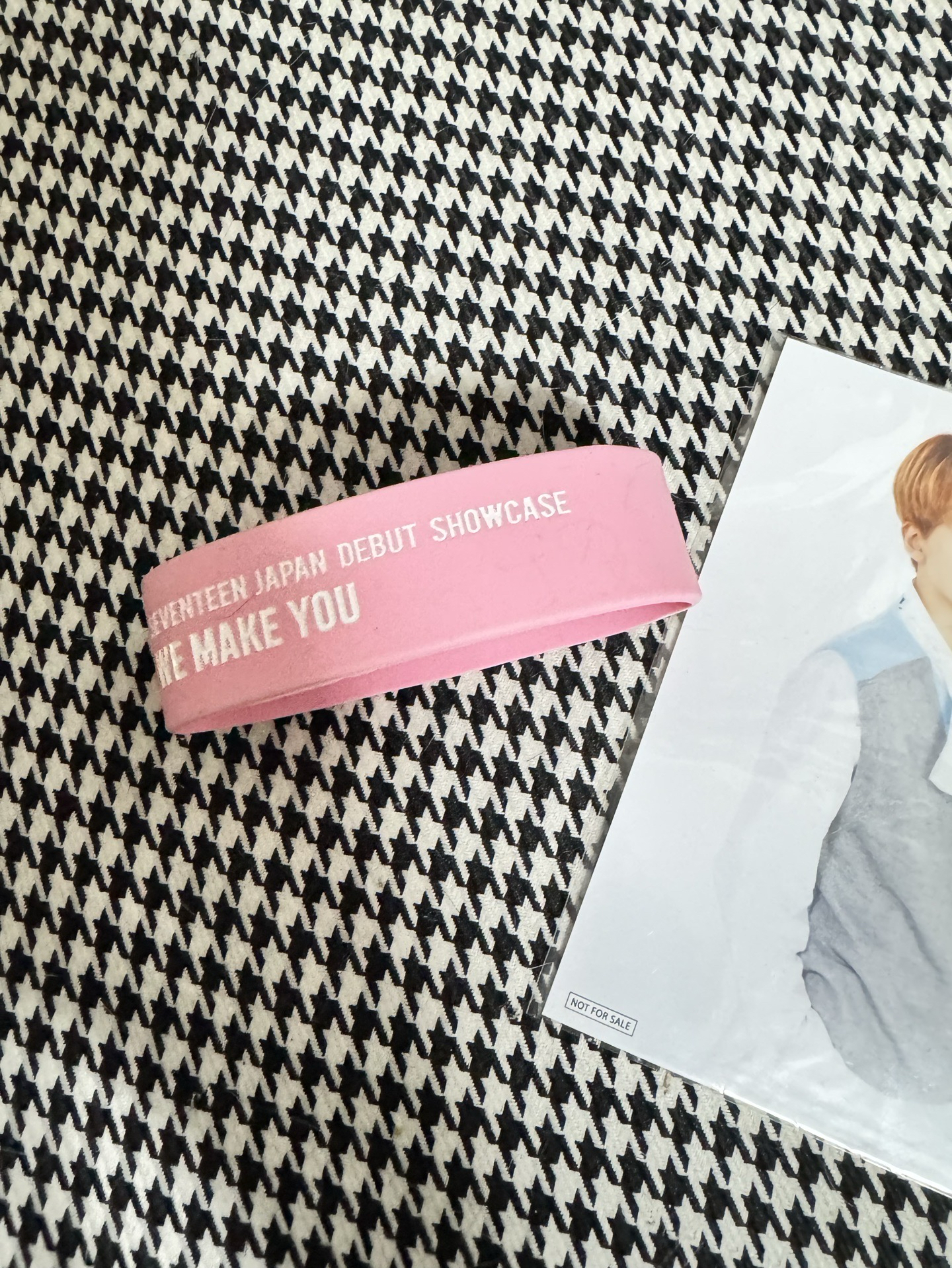 【現貨不拆出】seventeen 絕版 we make you 尹淨漢 日本 出道秀 手環 生寫真