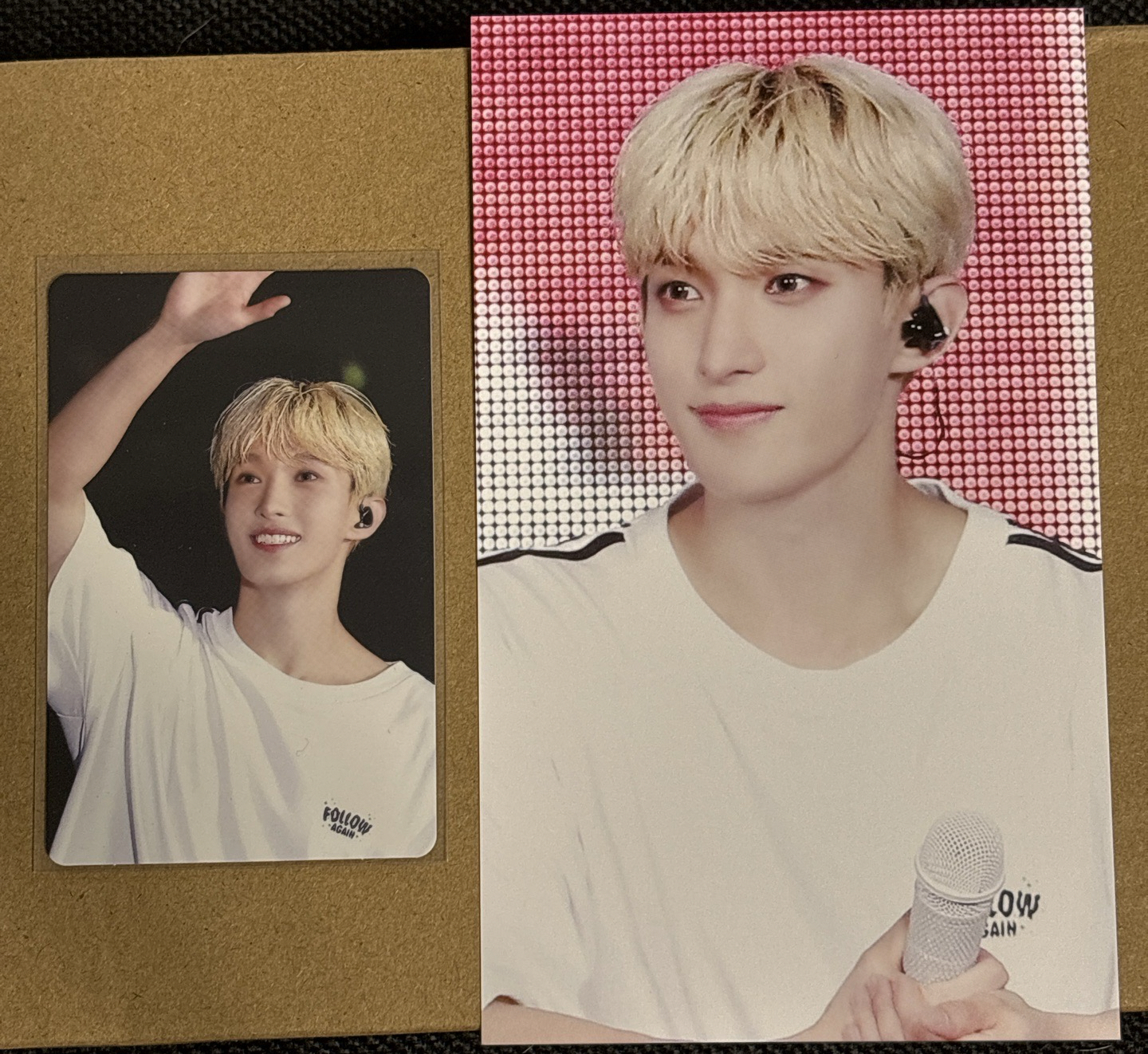 💙FOLLOW AGAIN DVD版小卡+環球特典明信片