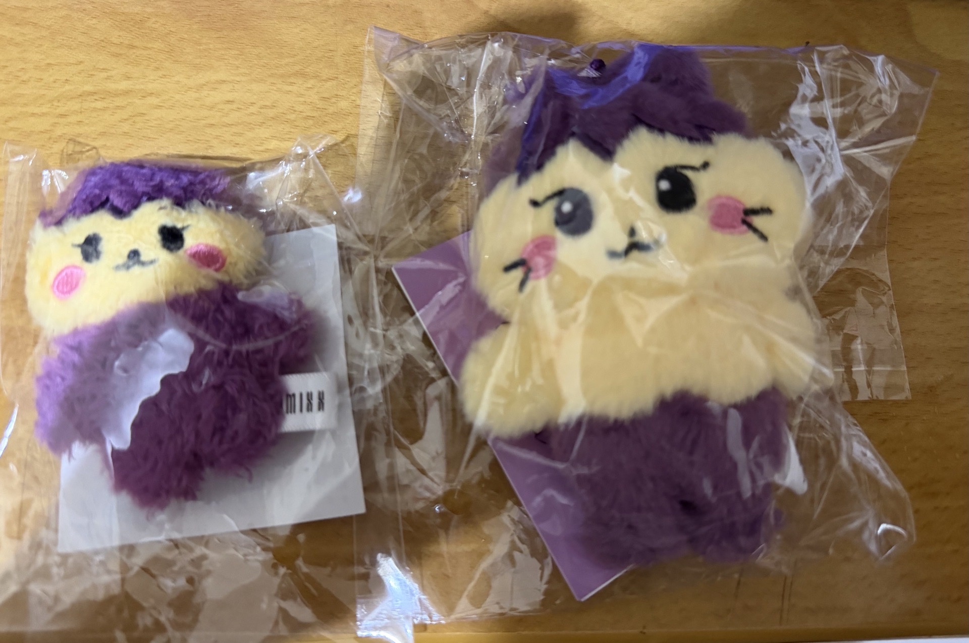 地瓜貓咪大小一套 標價含綁