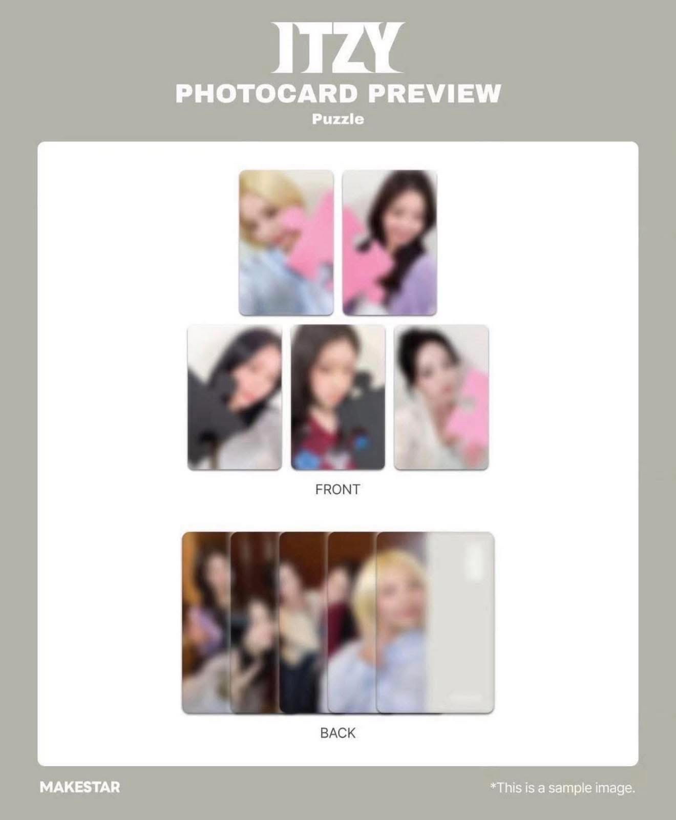 ITZY TNVS MS台北 拼圖