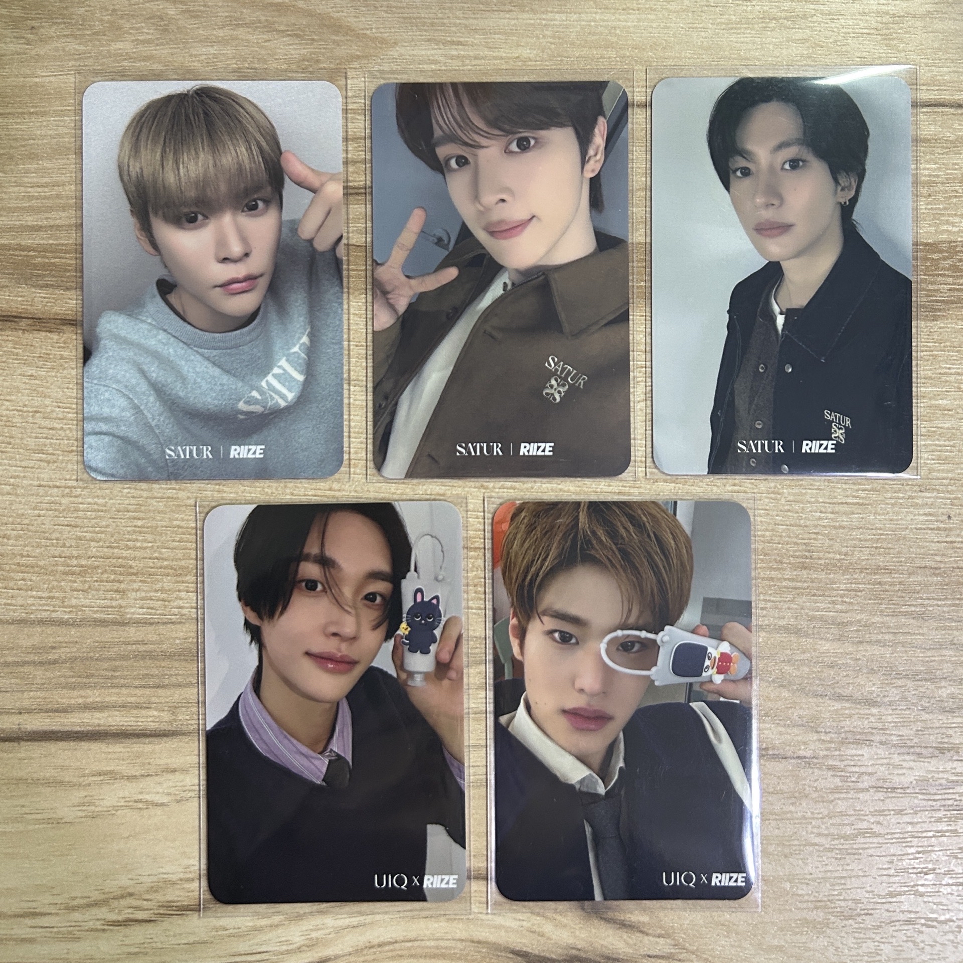 RIIZE X SATUR 、 UIQ 小卡