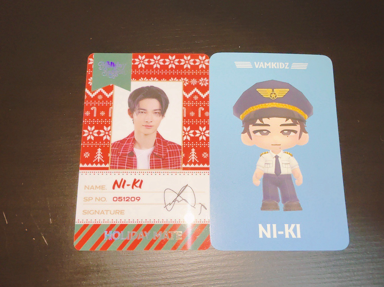力 NI-KI 節日SP卡 機長Q版小人卡