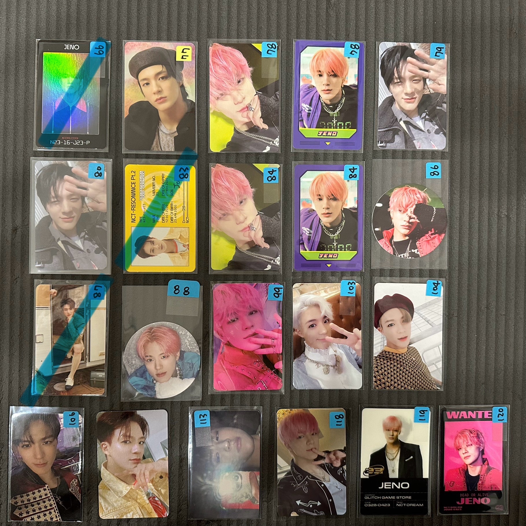 NCT JENO李帝努 小卡