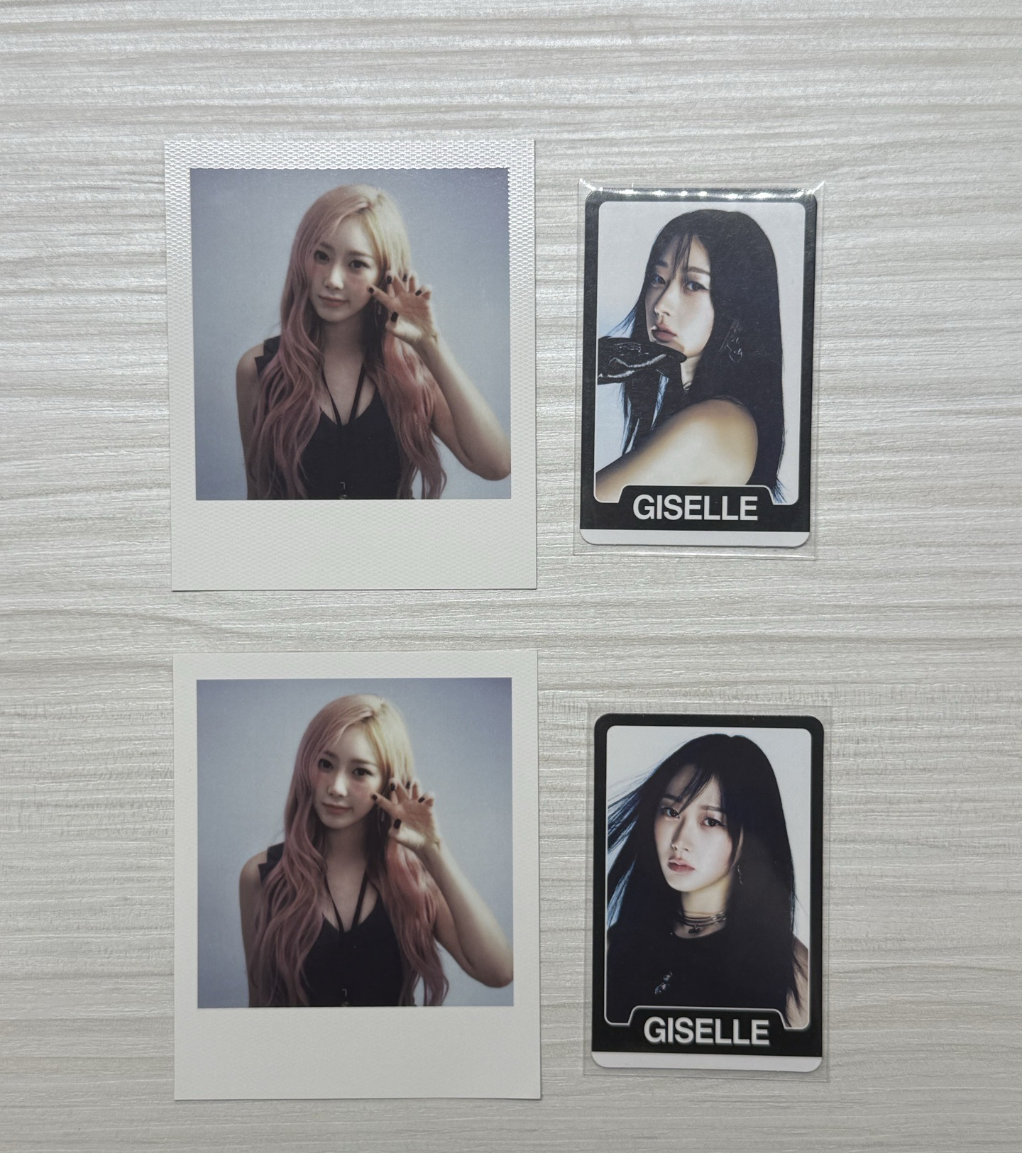 giselle 2025年曆拍立得