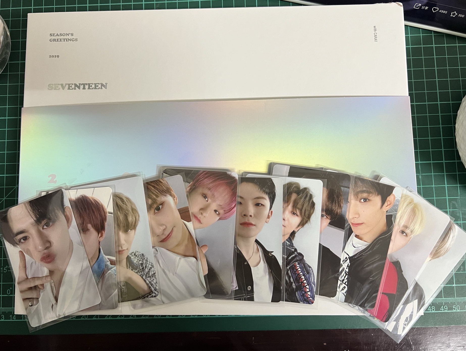 2019年年曆（整套含卡