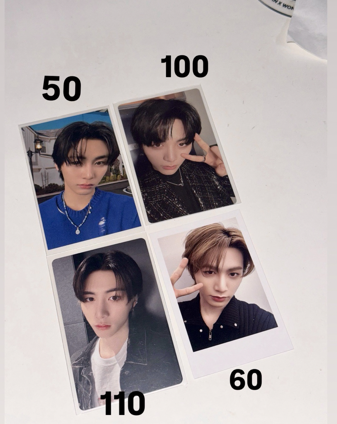 BOYNEXTDOOR 波捏豆 漢泰山 漢東旼 fm衣服卡 19.99wvs特典 yzy男友風 Dr.G拍立得