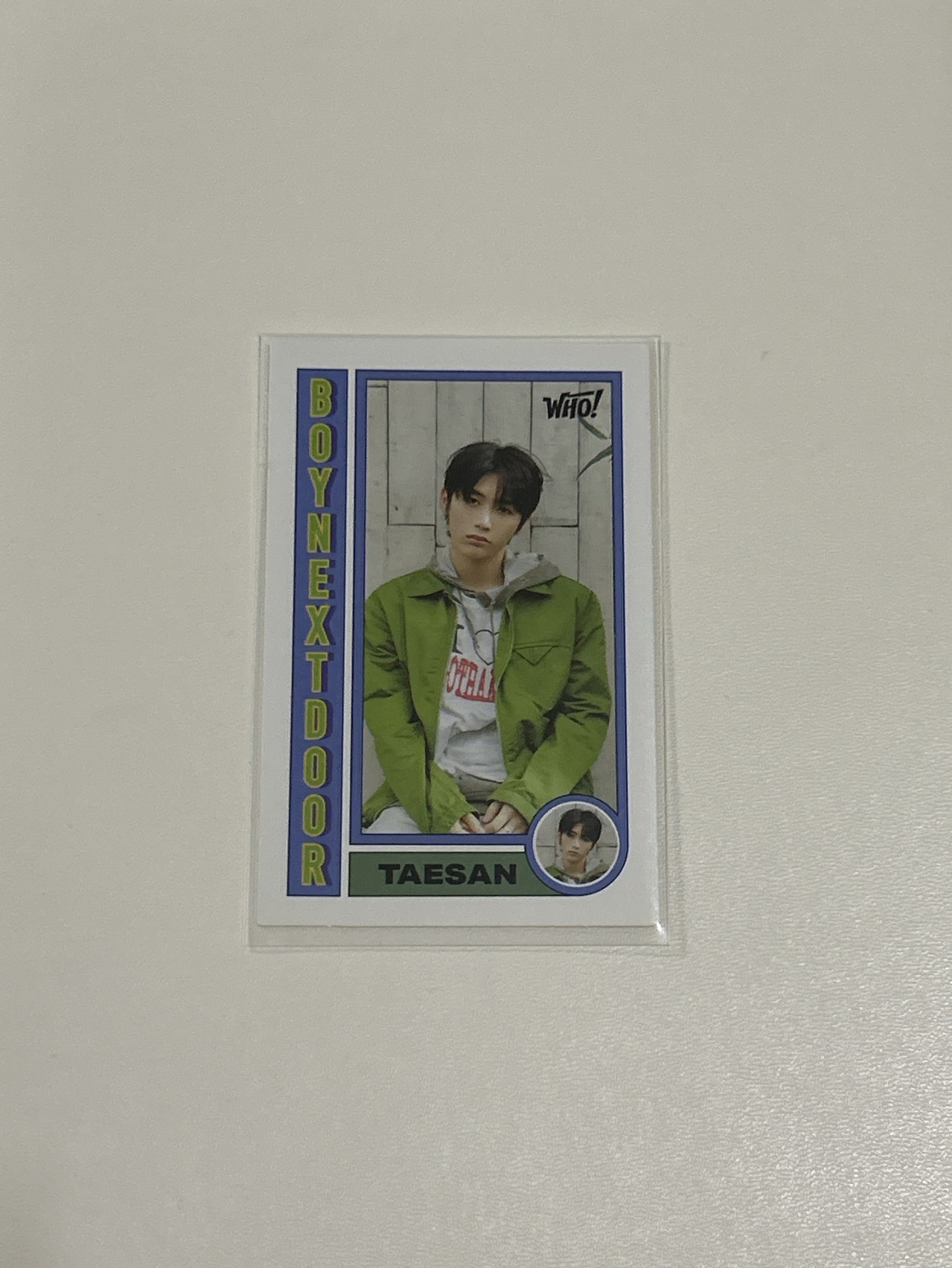 WHO! 電子專 介紹卡 漢東旼