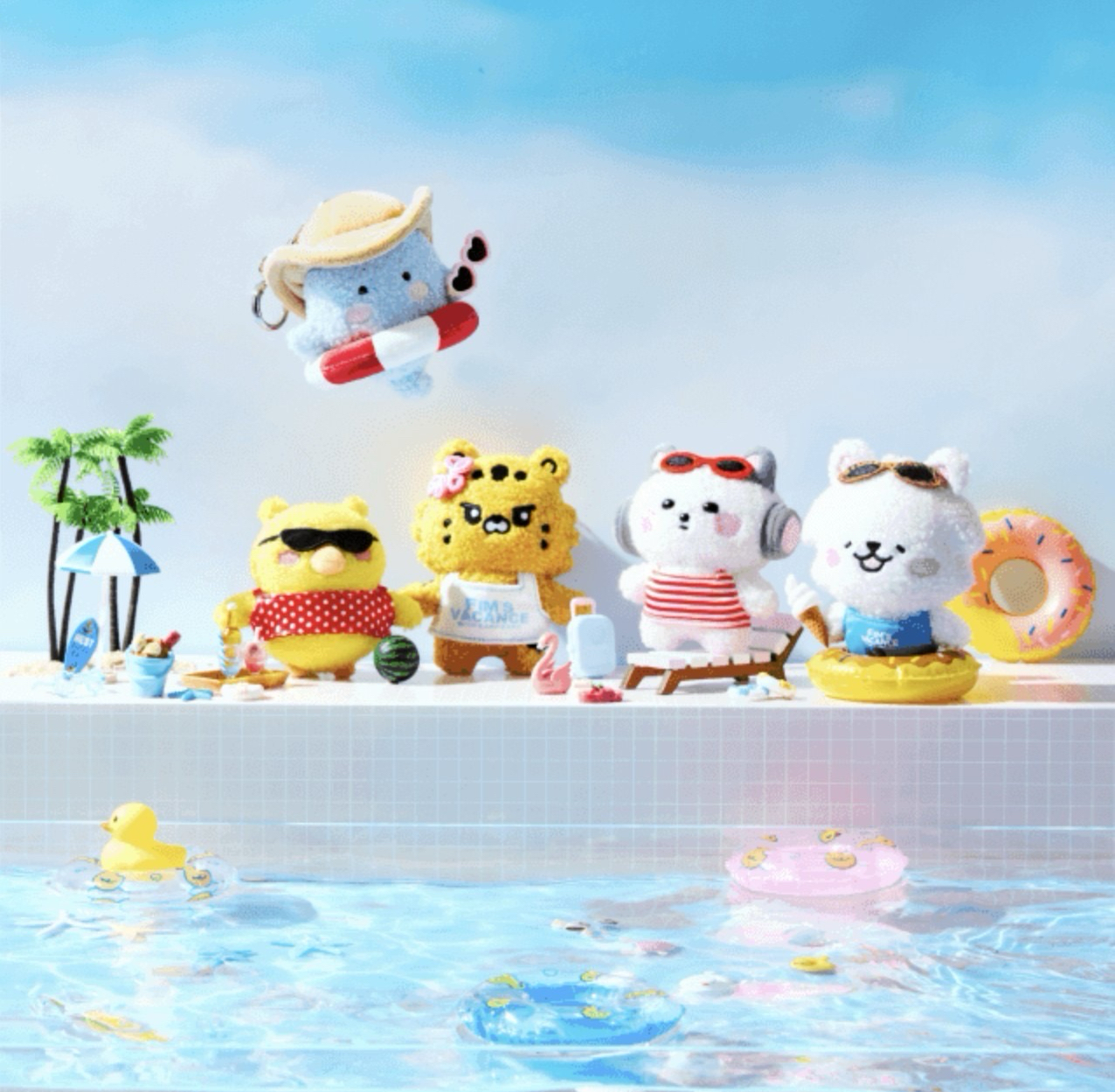 [現貨] 夏日聯名吊飾 站娃 采允採