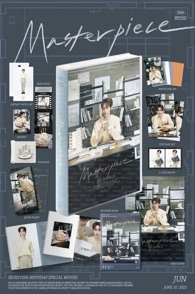 SEVENTEEN Jun 俊 生日禮盒 