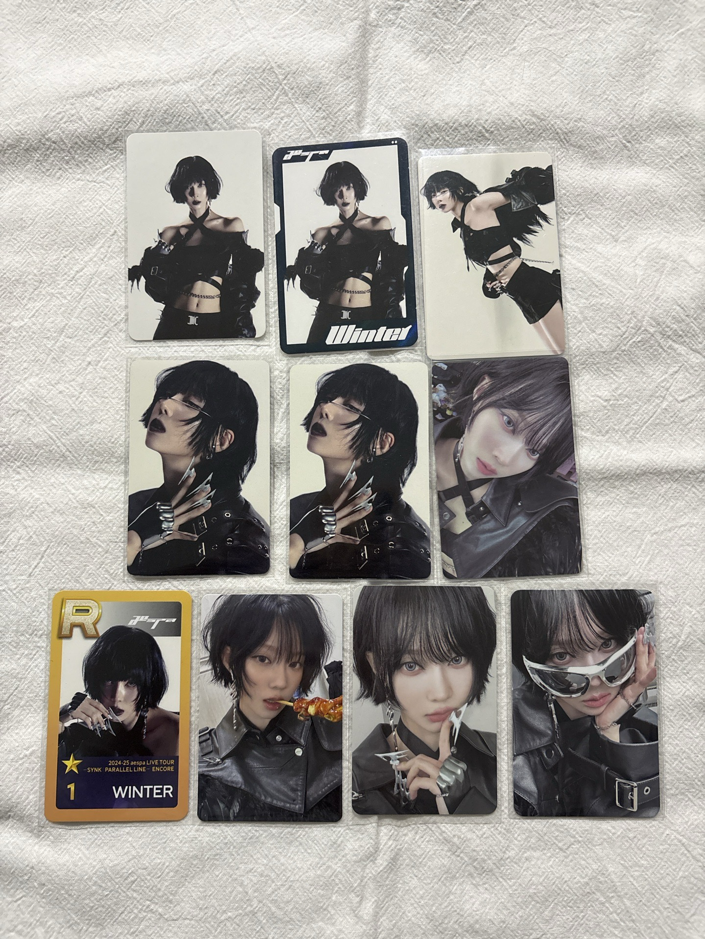 aespa WINTER Whiplash 短髮造型卡盤