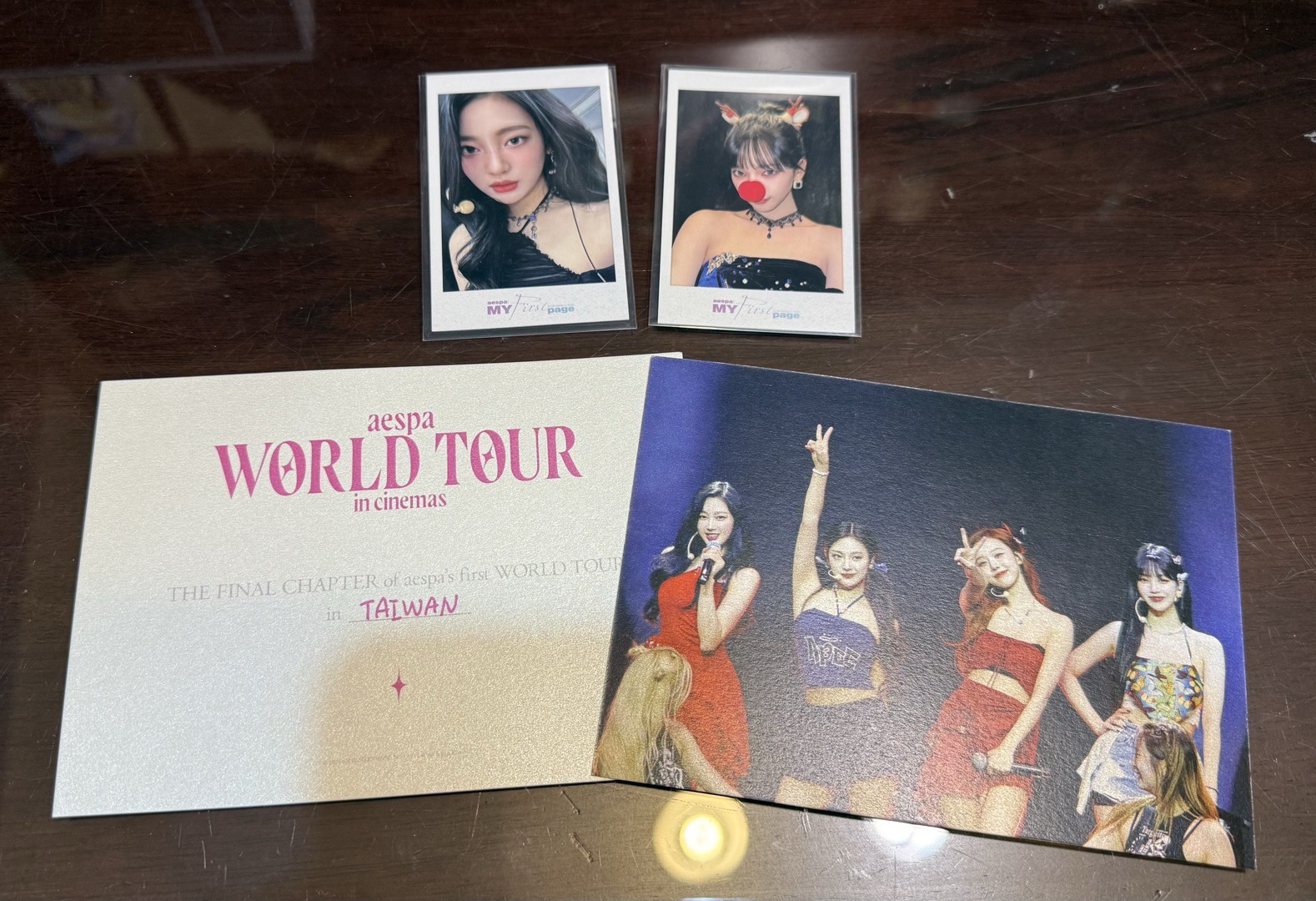 💙aespa拍立得、電影明信片